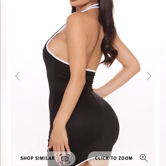 FashionNova Don’t Wait On Me Halter Mini Dress - Picture 2 of 4